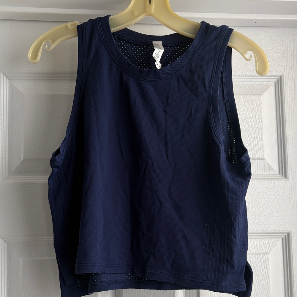 Lululemon Athletica Dark Blue Tank Top